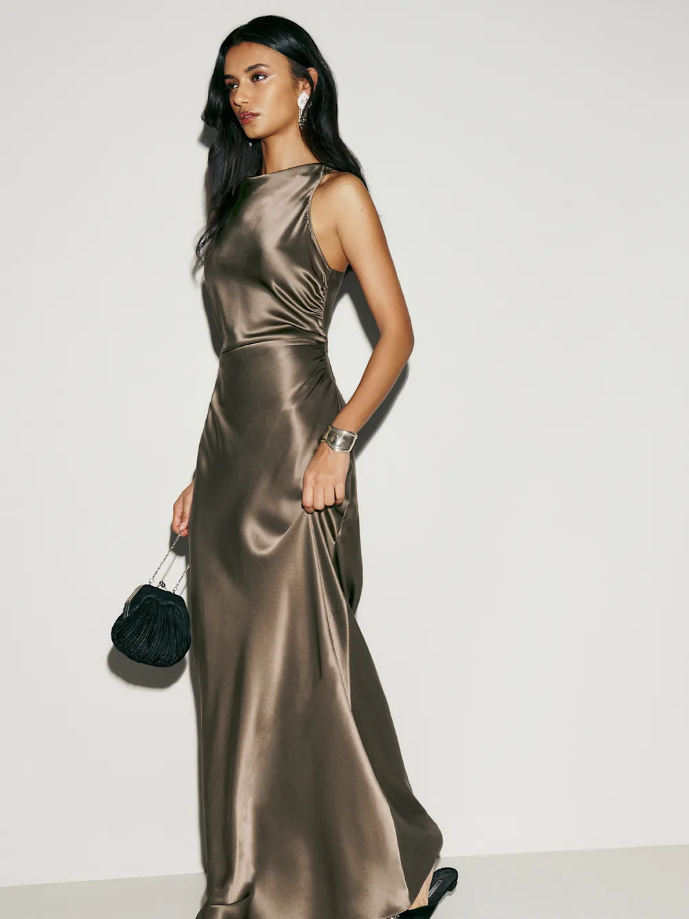 Silk Morel Dress